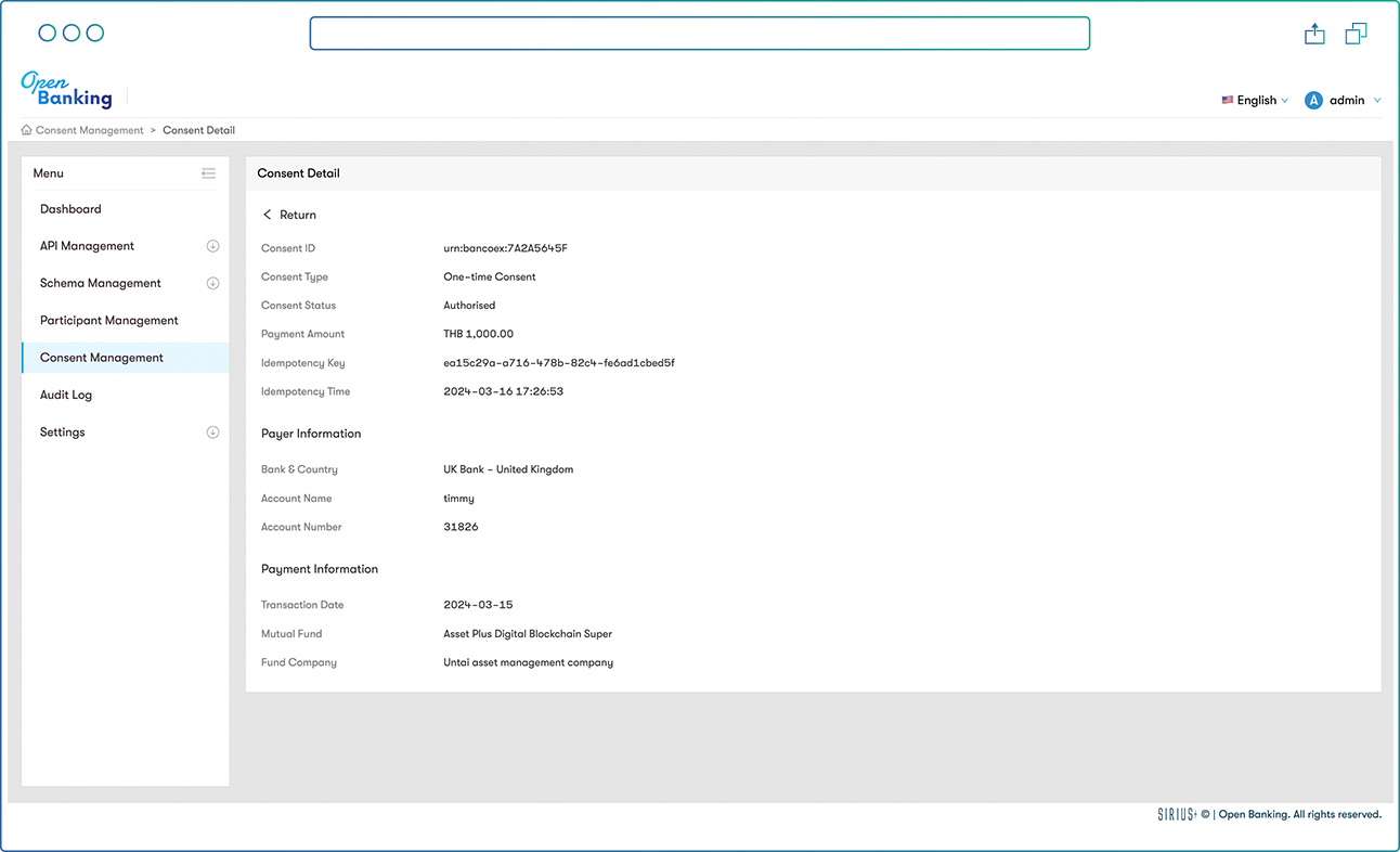 Open Banking Authentication and Consent Management